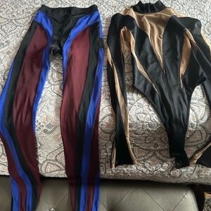 Mugler leggings and Mugler bodysuit